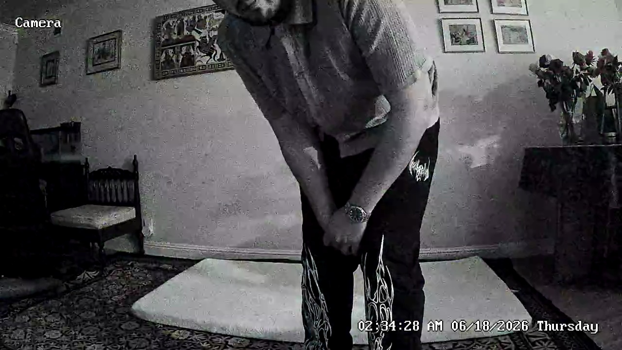 Nexovia detecting a person inside a protected zone at night, in infrared